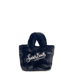 Borsa a mano SAINT BARTH VANITY MINI SOFT FUR - Nero 00292I