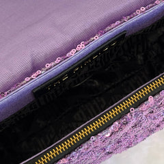 Borsa KURT GEIGER Mini Pimlico - Purple Sequin