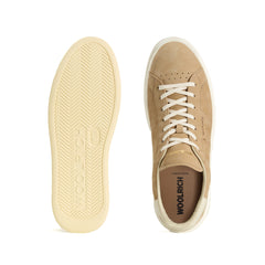 Sneaker WOOLRICH Arrow Milled Nabuck - Beige/White