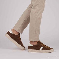 Sneaker D.A.T.E. HILL LOW - Suede Cuoio