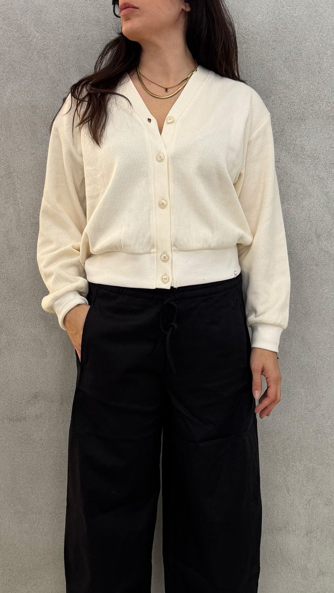 Cardigan over WOC Winona - Latte