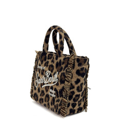 Borsa a mano SAINT BARTH VANITY MINI FELT - Leopard 00223I
