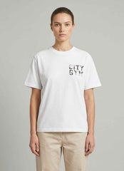 T-shirt BOWERY NYC Unisex - City Gym White