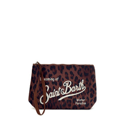 Pochette SAINT BARTH ALINE - Dark Leopard 00006I