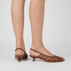 Slingback FRANCESCO MILANO G15-04A - Marrone