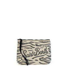 Pochette SAINT BARTH ALINE STRASS 00271L - Zebra