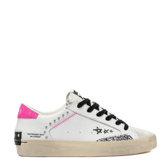 Sneaker CRIME LONDON DISTRESSED - Pink Me Up