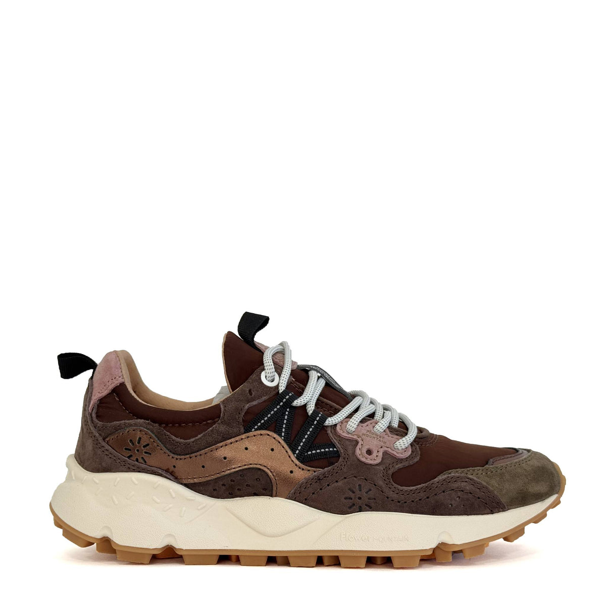 Sneaker FLOWER MOUNTAIN YAMANO 3 U - Brown/Bronze/Pink