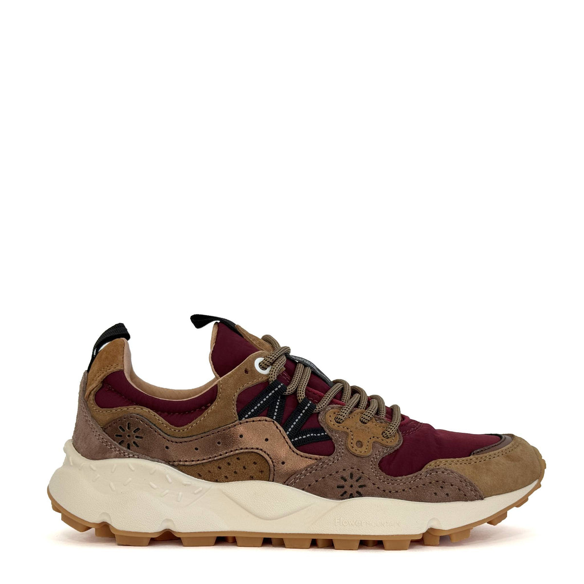 Sneaker FLOWER MOUNTAIN YAMANO 3 U - Oak/Bordeaux/Bronze