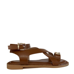 Sandalo basso FRANCESCO MILANO J18-02A - Marrone
