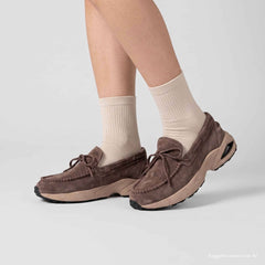 Sneaker D.A.T.E. MOKA - Suede Brown