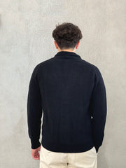 MASQ M1177 7 0680 Button Down Jacket - Blue