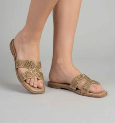 Ciabattina GOLD&GOLD FL278 - Oro