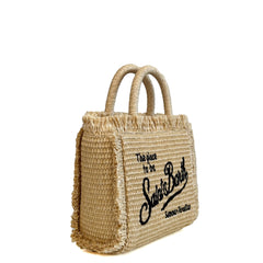 Borsa a mano SAINT BARTH VANITY MINI STRAW - 03251H