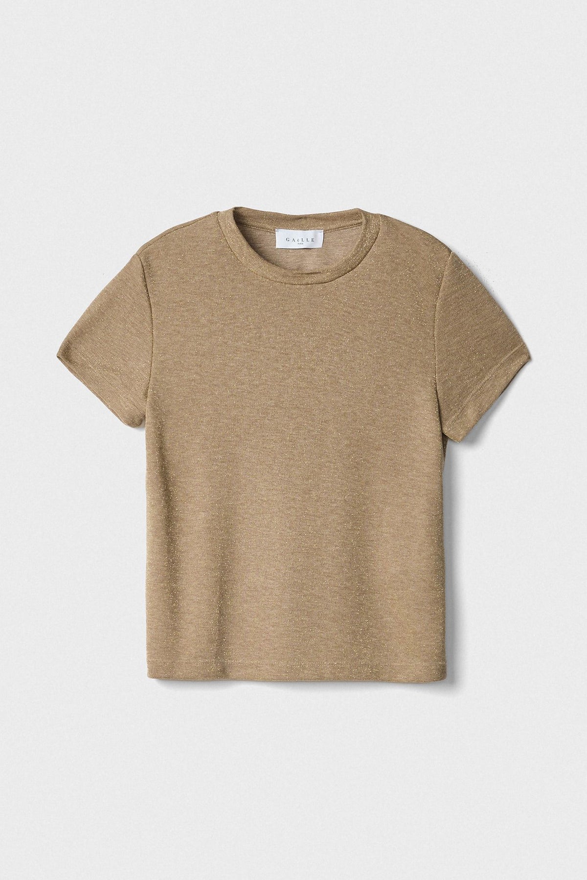 T-shirt in jersey lurex GAELLE PARIS GAABW07733 - Oro
