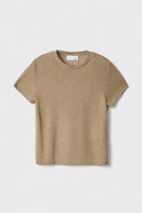 T-shirt in jersey lurex GAELLE PARIS GAABW07733 - Oro