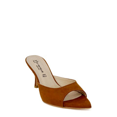 Ciabattina con tacco DIVINE FOLLIE P0700 - Cuoio