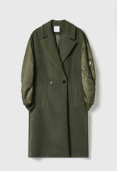 Cappotto doppiopetto GAELLE PARIS GAABW01199 - Verde