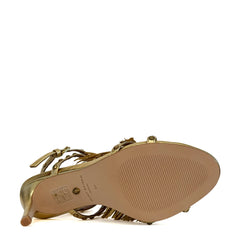 Sandalo con tacco KURT GEIGER Jewel Fringe - Gold