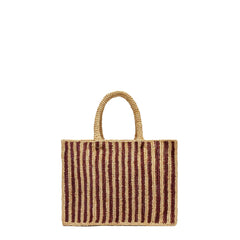 Borsa a mano SAINT BARTH COLETTE RAFFIA 00406L - Stripes Beige/Marrone