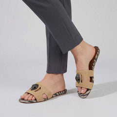 Ciabattina KURT GEIGER Eagle Cut Out -Tan