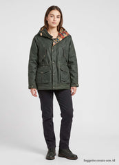 Native Parka Fisherman MANIFATTURA CECCARELLI 7191-WX - Dark Green