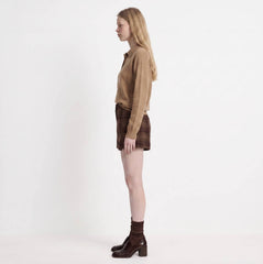 Polo manica lunga ARTLOVE FLERIE - Beige