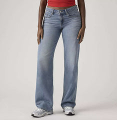 Jeans Low Loose LEVI'S A5566-0063 Good Grades Tencel - Blu