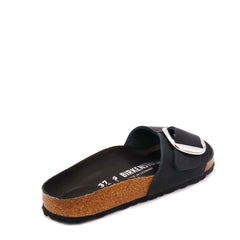 Slipper BIRKENSTOCK MADRID Big Buckle Oiled - BLACK 1006523