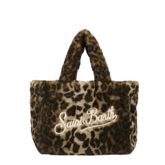 Borsa a mano SAINT BARTH COLETTE SOFT FUR - Leopard 00291I