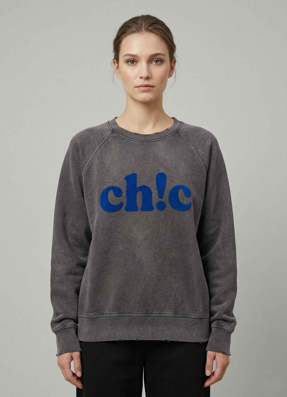 Felpa GLAMOURETTE Chic G38164 - Blu