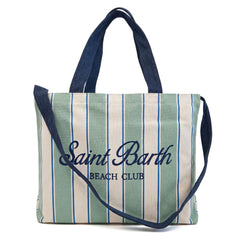 Borsa a spalla SAINT BARTH ESSENTIAL 09429L - Stripes Pop Verde/Blu