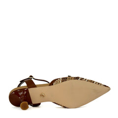 Décolleté GOLD&GOLD GY460 - Brown