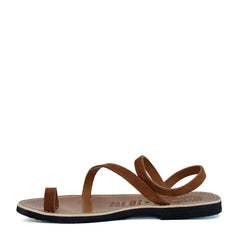 Sandalo basso F.M.P. 3180 - Velour Camel