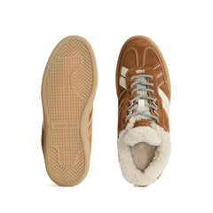 Sneaker WOOLRICH Doubleu Camoscio - Caramel/Beige
