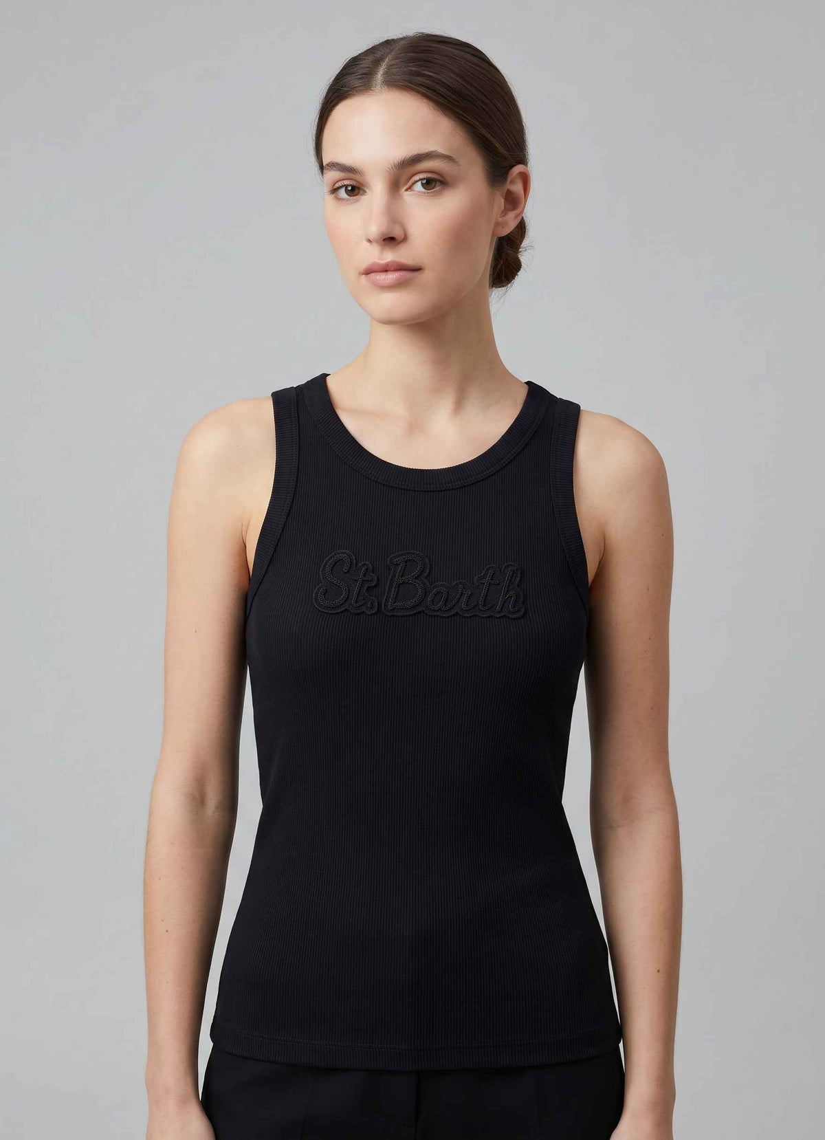 Canotta SAINT BARTH Ada 08655L - Nero Patch