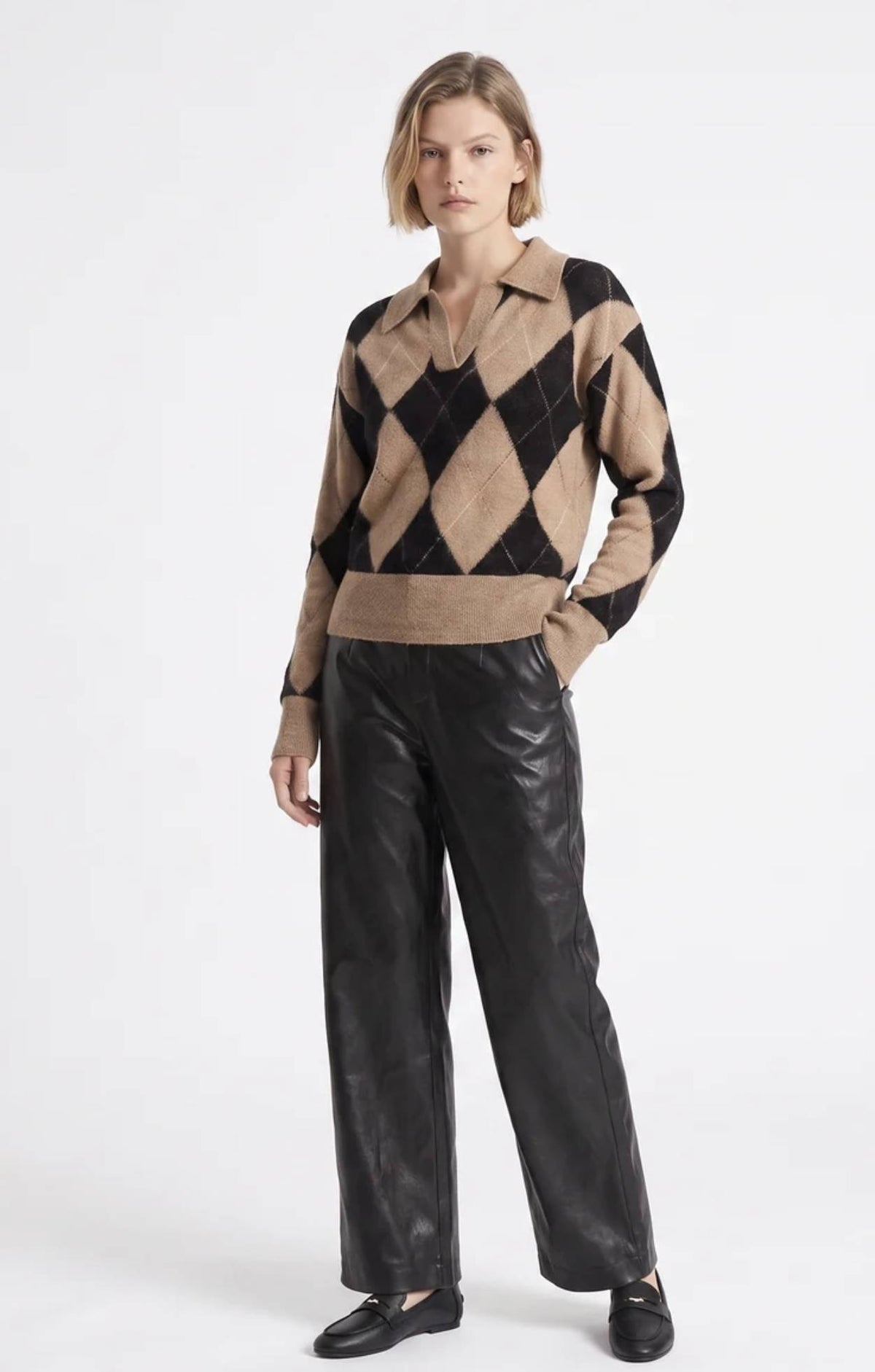 Pull ARTLOVE FLELINE - Beige/Nero