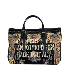 Borsa MANIKOMIO Shopping Rug - Nero