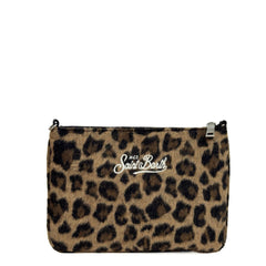 Pochette SAINT BARTH PARISIENNE FELT - Leopard 00223I