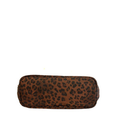 City Bag Mid Fringe SAINT BARTH 00588L - Canvas Dark Leopard