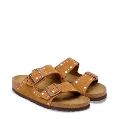 Ciabatta Birkenstock Arizona Suede 1031731 - Rivet Mink