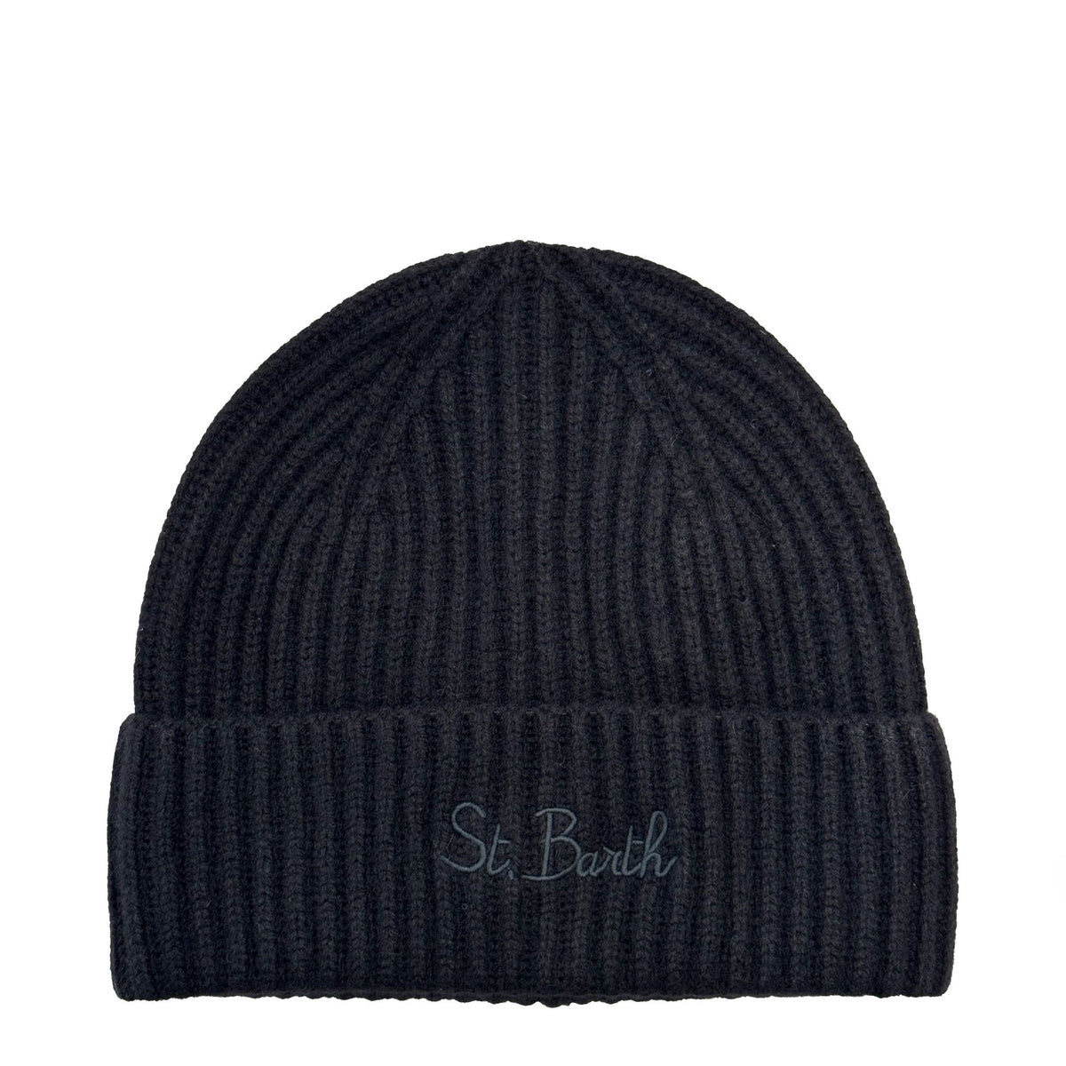 SAINT BARTH MOSS 00038G - WS 00 Black Beanie