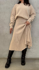 Gonna a ruota in maglia KNITEREE KNW2576GO - Ginger