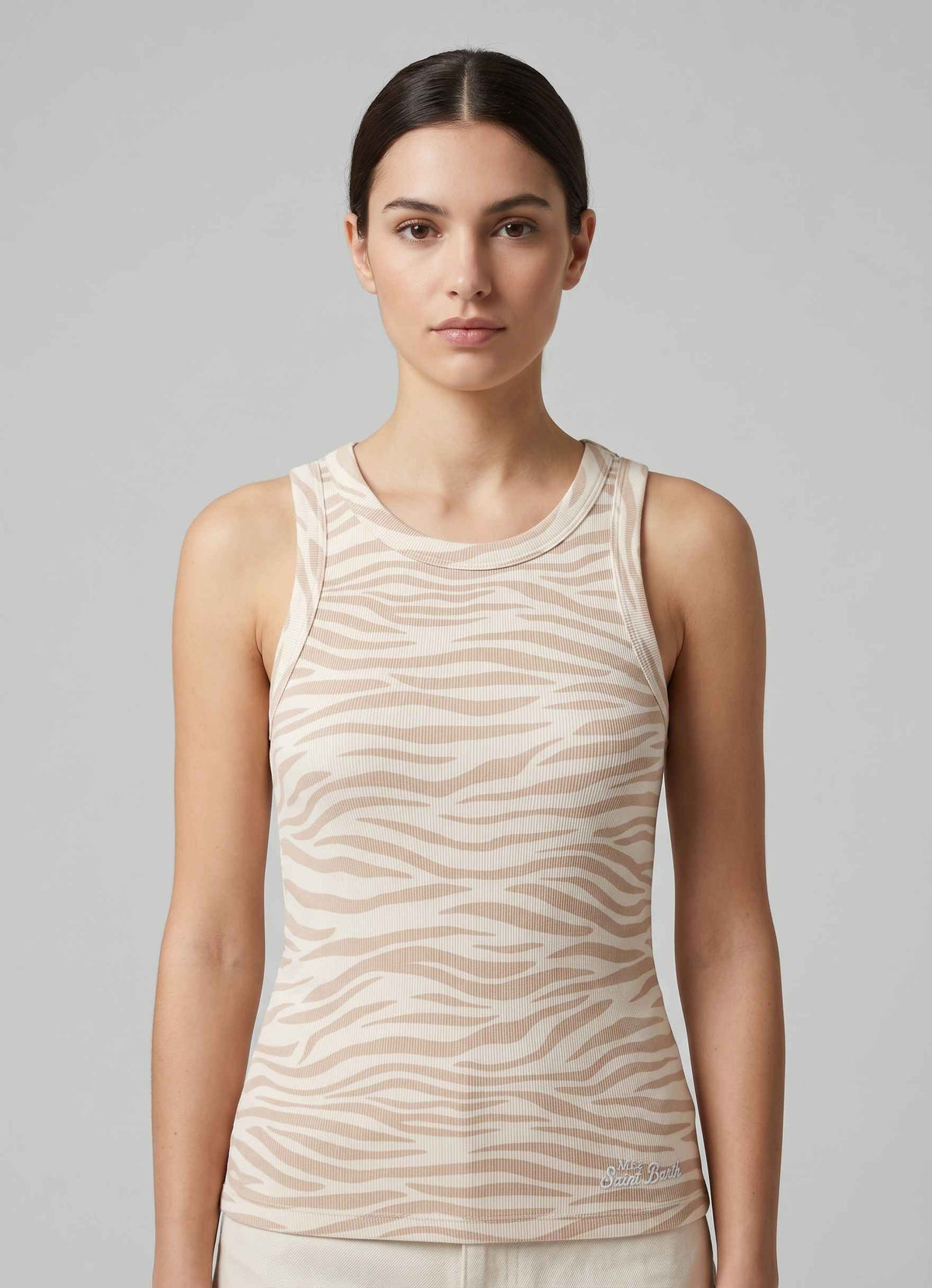 Canotta SAINT BARTH Ada 09256L - Zebra Panna/Beige