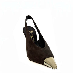 Décolleté DIVINE FOLLIE POL04 - Camoscio Testa di moro