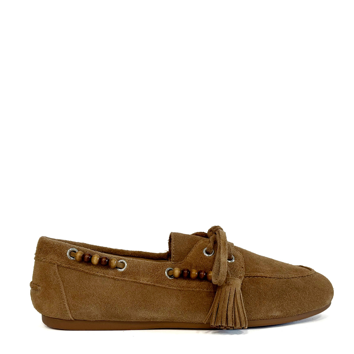 Mocassino OVYE' F25505 Suede - Taupe