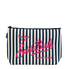Pochette SAINT BARTH ALINE DENIM - Stripes 6177 Emb 01196H