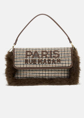 Borsa RUE MADAM MEGEVE SHOULDER - Pied de poule