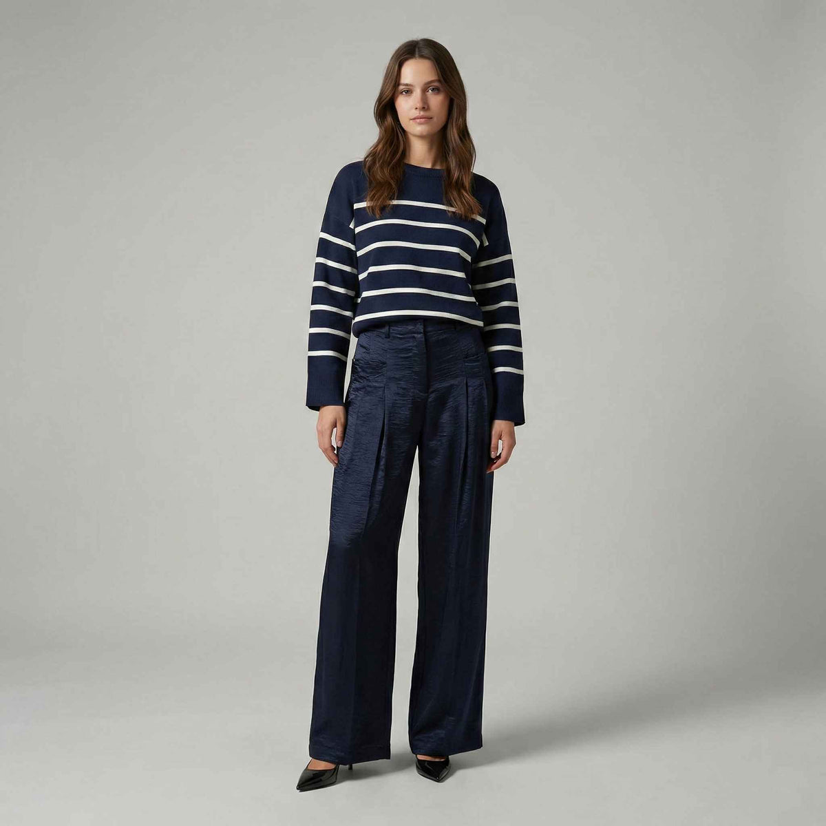 Pantalone lungo WHITE SAND 25WSD18 372 - Blu