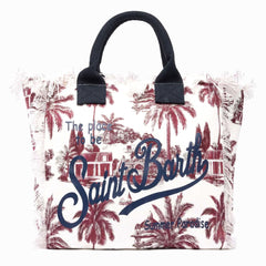 Borsa a spalla SAINT BARTH VANITY 09495L - Bianco/Bordeaux